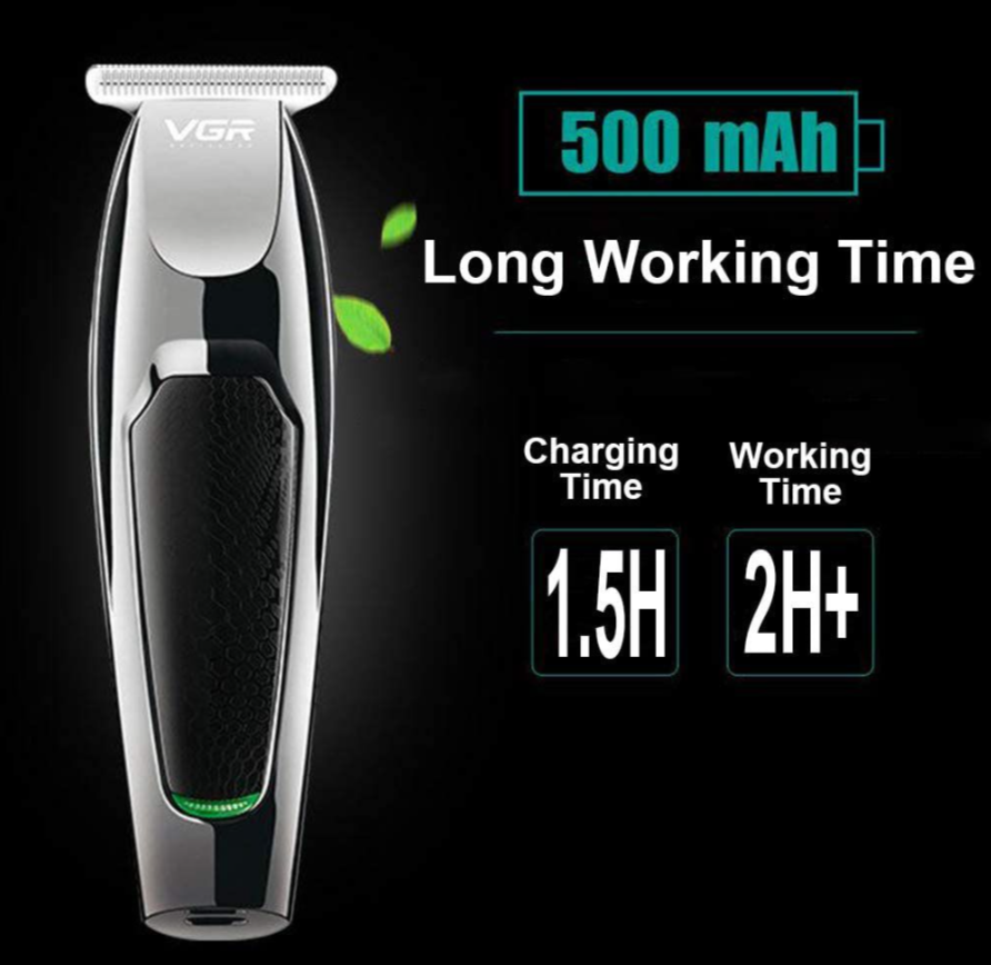 VGR - Professional Wireless Hair & Beard Trimmer with 5 Hair Gauges