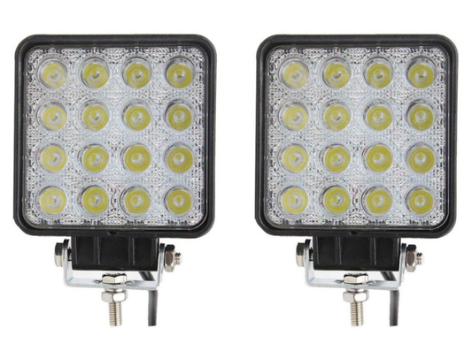 48W Led Spot Light Work Light 2Piece