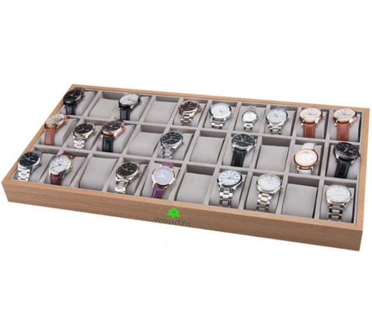 Woodzo Wooden 30 Watch Display Pallet Sightseeing Display Palle