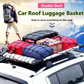 Universal Aluminum Alloy Luggage Basket For SUV Roof Rack -Double Deck - Black-160cm*100cm