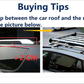 Universal Aluminum Alloy Luggage Basket For SUV Roof Rack -Double Deck - Black-160cm*100cm