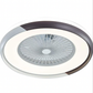 Space Saving LED Ceiling Fan with Remote - Black & White