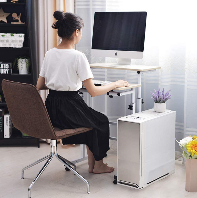 Wheels Mobile Adjustable Laptop Computer Desk Car