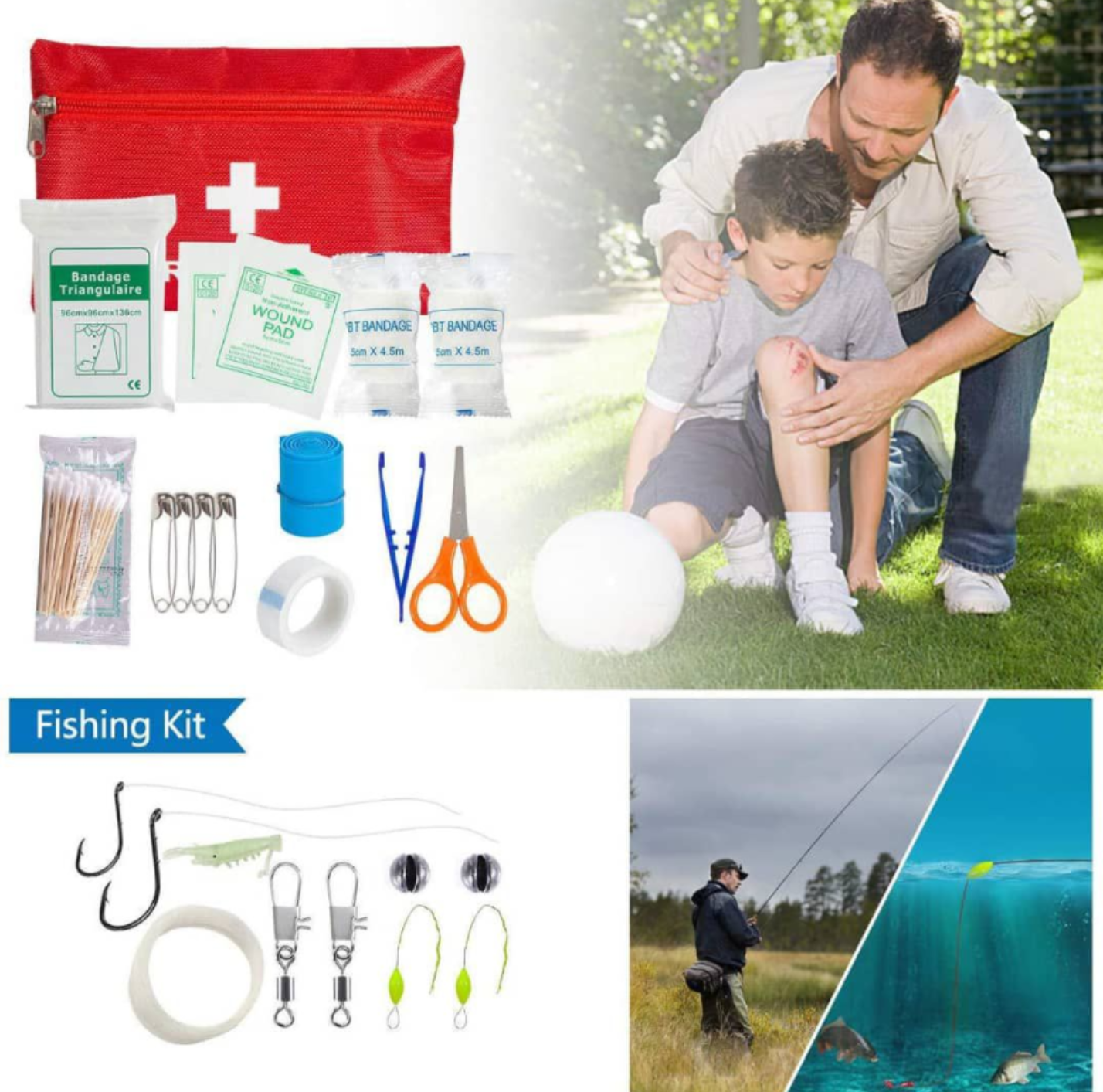 39 Pcs Multi-Function Camping/Survival Kit