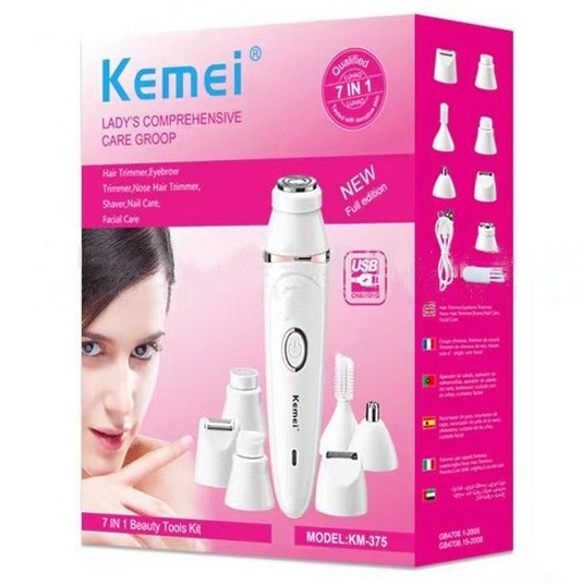 KEMEI Multifunctional 7 in 1 Epilator