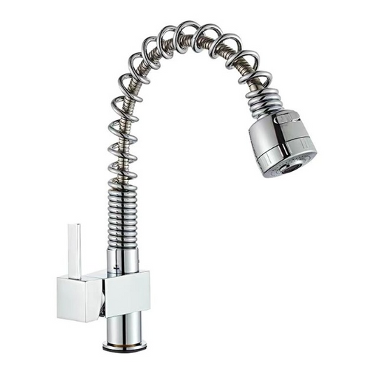 Angle Adjustable, Pullout Hose, 2 Way of Water Outlet Mode Faucet